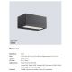 Aplice, corpuri de iluminat pentru pereti - Aplica de perete LED design modern IP54 Nene negru
