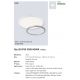 Plafoniere - Plafoniera LED design silm Oja 29 alb 3000-4000K
