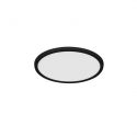 Plafoniera LED design silm IP54 baie Oja 29 negru 3000-4000K