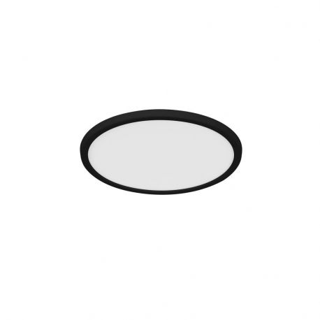 Iluminat pentru baie - Plafoniera LED design silm IP54 baie Oja 29 negru 3000-4000K