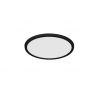 Plafoniera LED design silm IP54 baie Oja 29 negru 3000-4000K
