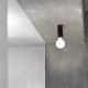Aplice, corpuri de iluminat pentru pereti - Aplica design modern minimalist TEN-140 neagra