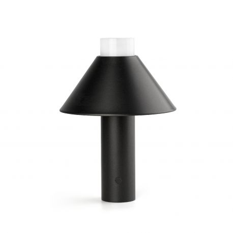 Obiecte decorative - Lampa LED portabila design japonez FUJI Black
