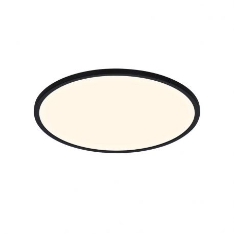 Iluminat pentru baie - Plafoniera LED design silm IP54 Oja 42 baie negru 3000-4000K