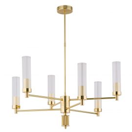 Candelabre, Lustre - Candelabru modern realizat manual din alama Seti 6L