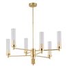 Candelabru modern realizat manual din alama Seti 6L