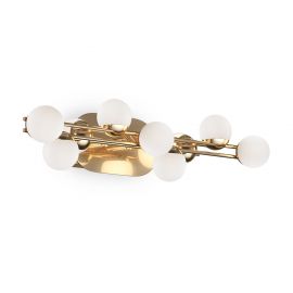 Aplice, corpuri de iluminat pentru pereti - Aplica LED design decorativ IP20 TESSARA auriu