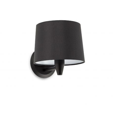 Aplice, corpuri de iluminat pentru pereti - Aplica de perete moderna design elegant CONGA neagra