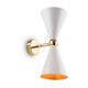 Aplice, corpuri de iluminat pentru pereti - Aplica de perete design decorativ Vesper alb/auriu