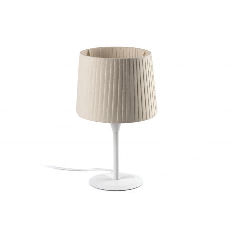 Veioze - Veioza / Lampa de masa moderna design elegant SAMBA mini alb/bej