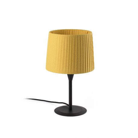 Veioze - Veioza / Lampa de masa moderna design elegant SAMBA mini negru/galben