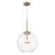 Pendul LED design clasic Cometa auriu mat