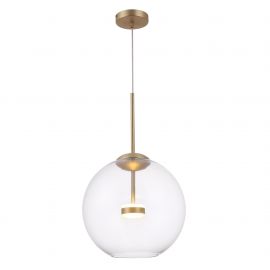 Pendule, Lustre suspendate - Pendul LED design clasic Cometa auriu mat