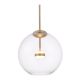 Pendule, Lustre suspendate - Pendul LED design clasic Cometa auriu mat