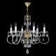 Lustre Cristal Bohemia - Candelabru cu 6 brate LUX design modern, Cristal Bohemia Exclusive Miracle