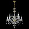 Candelabru cu 10 brate LUX design modern, Cristal Bohemia Exclusive Miracle