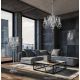 Candelabre, Lustre - Candelabru cu 10 brate LUX design modern, Cristal Bohemia Exclusive Miracle