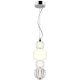 Pendule, Lustre suspendate - Pendul LED design clasic Collar crom