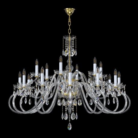 Candelabre, Lustre - Candelabru cu 18 brate LUX design modern, Cristal Bohemia ExclusiveMiracle