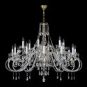 Candelabru cu 18 brate LUX design modern, Cristal Bohemia Exclusive Miracle