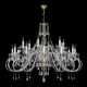 Candelabru cu 18 brate LUX design modern, Cristal Bohemia Exclusive Miracle