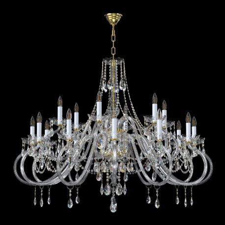 Candelabre, Lustre - Candelabru cu 18 brate LUX design modern, Cristal Bohemia Exclusive Miracle