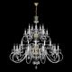 Candelabre, Lustre - Candelabru cu 25 brate LUX design modern, Cristal Bohemia Exclusive Miracle