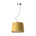 Lustra / Pendul modern design elegant SAMBA 45cm galben