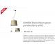 Pendule, Lustre suspendate - Lustra / Pendul modern design elegant SAMBA 45cm verde