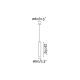 Pendule, Lustre suspendate - Pendul modern design minimalist STAN auriu