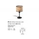 Veioze - Veioza / Lampa de masa moderna design elegant MAMBO mini negru/ratan