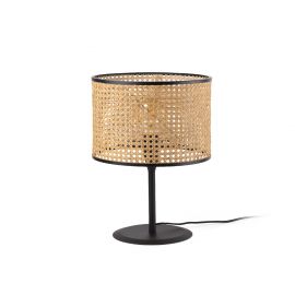 Veioze - Veioza / Lampa de masa moderna design natural MAMBO negru/ratan