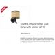 Aplice, corpuri de iluminat pentru pereti - Aplica cu reader LED moderna design natural MAMBO negru/ratan
