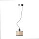 Pendule, Lustre suspendate - Lustra pendul moderna design natural MAMBO 21cm negru/ratan