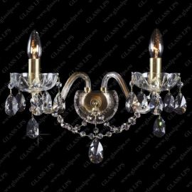 Aplice Cristal Bohemia - Aplica de perete cu 2 brate, Cristal Bohemia
