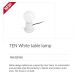 Veioze - Veioza design modern minimalist TEN alba