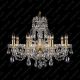 Lustre Cristal Bohemia - Candelabru cu 8 brate Cristal Bohemia