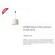 Pendule, Lustre suspendate - Lustra pendul moderna design elegant CONGA simple negru/alb