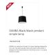 Pendule, Lustre suspendate - Lustra pendul moderna design elegant CONGA simple negru