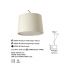 Pendule, Lustre suspendate - Lustra pendul moderna design elegant CONGA negru/bej