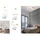 Aplice, corpuri de iluminat pentru pereti - Aplica perete sau tavan LED moderna, design deosebit CERELIA