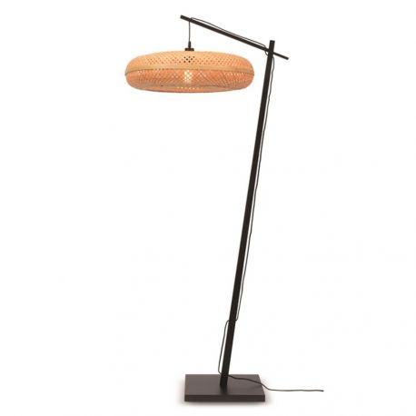 Lampadare - Lampadar eco din bambus Palawan negru/ natur, 60x15cm