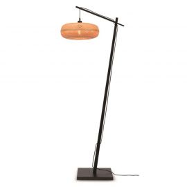 Lampadare - Lampadar eco din bambus Palawan negru/ natur, 40x15cm