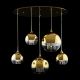 Candelabre, Lustre - Lustra moderna cu 5 pendule FERMI