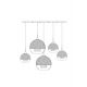 Candelabre, Lustre - Lustra moderna cu 5 pendule FERMI