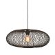Pendule, Lustre suspendate - Lustra suspendata din bambus Cango negru, 60x25cm