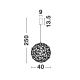 Candelabre, Lustre - Lustra LED deosebita design modern SOLE, 40cm