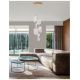 Pendule, Lustre suspendate - Lustra LED moderna cu design original deosebit SIDERNO