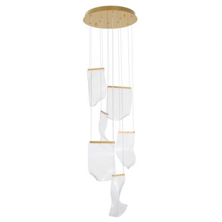 Pendule, Lustre suspendate - Lustra LED moderna cu design original deosebit SIDERNO