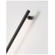 Aplice, corpuri de iluminat pentru pereti - Aplica de perete LED design liniar GROPIUS negru, L-90cm, H-7cm